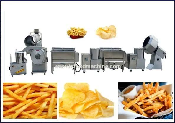 Semi Automatic Stainless Steel Potato Production Line Potato Processing Machine