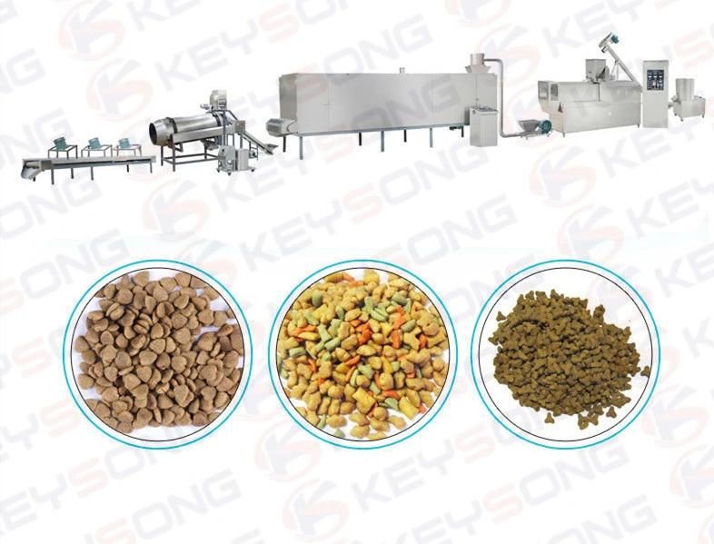 Double Screw Pet Food Fish Feed Making Machine