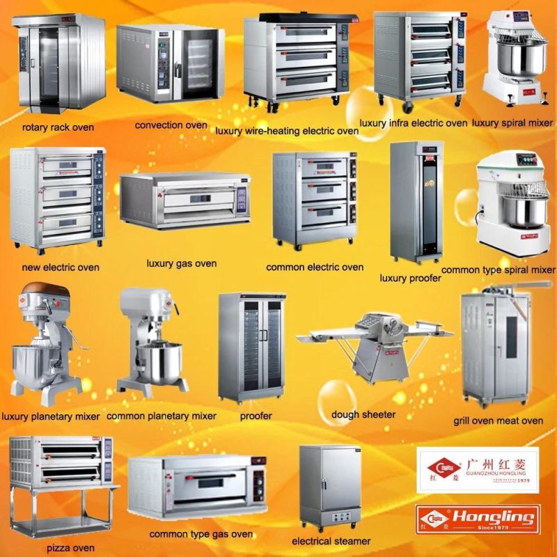 Professional Bakery Machine 3 Deck 9 Tray Electric Oven with Ce Certificate