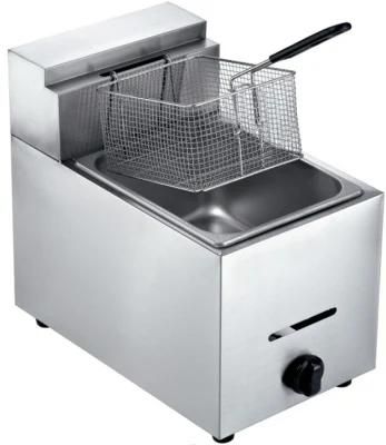 Gas Deep Fryer (1-Tank, 1-Basket)