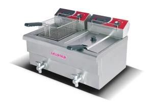 Double-Tank Kfc Chicken Commercial Electric Fryer