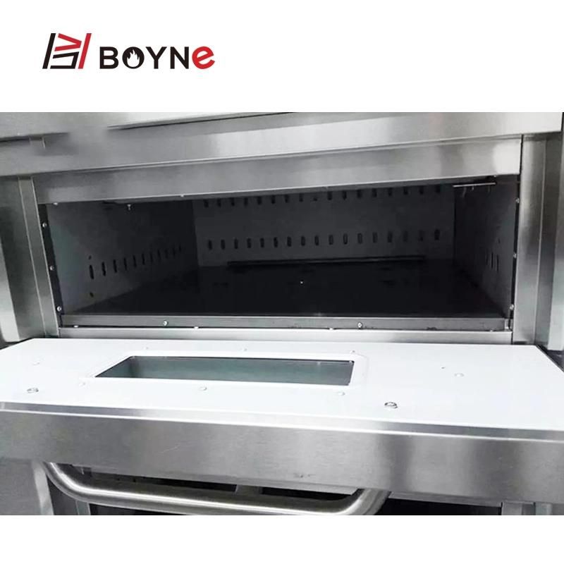 Hotel Bakery Electric Oven Three Deck Six Trays for Bread Baking