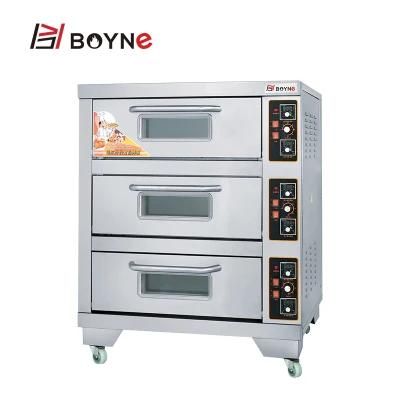 Bakery Electrical Oven Single Deck Two Deck Three Deck Layered Temperature Controlled