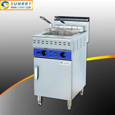 High Efficiency 2 Tanks Commercial Chicken Deep Fryer