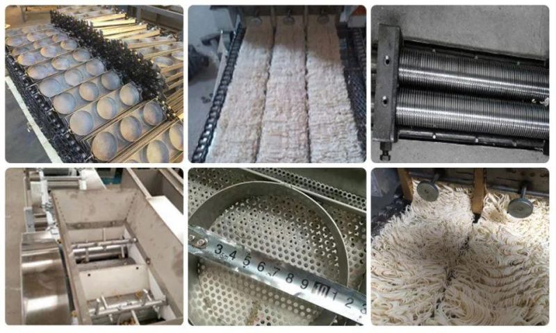 Small Wheat and Corn Flour Instant Noodle Machine Production Line for Fried Noodle Making Machine