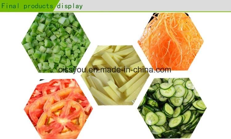 China Multi Root Vegetable Fruit Slicer Strip Cutter Chopper Machine