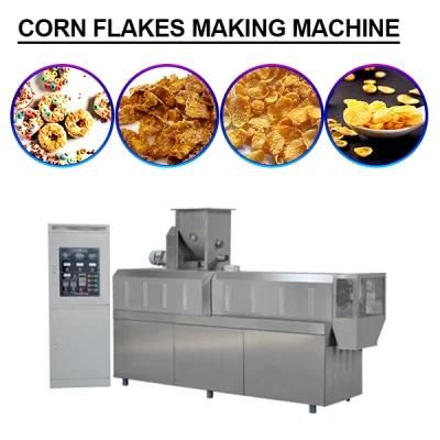 China Made Honey Sweet Frosted Inflating Puffed Breakfast Cereal Corn Flakes Snack Food ...