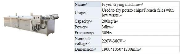 Energy Saving Plant Price Potato Chips Food Processing Machinery
