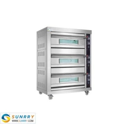 High Cost Performance Bakery Equipment Bread Baking Gas Deck Oven 9 Trays