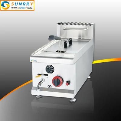 Commercial Able Top Singl Tank Gas Deep Chip Fryers