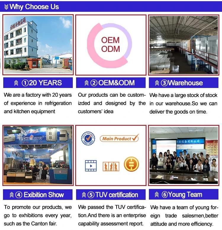 Ce Approved Vegetable Refrigerator for Supermarkets/Commercial Meat Refrigerator Showcase