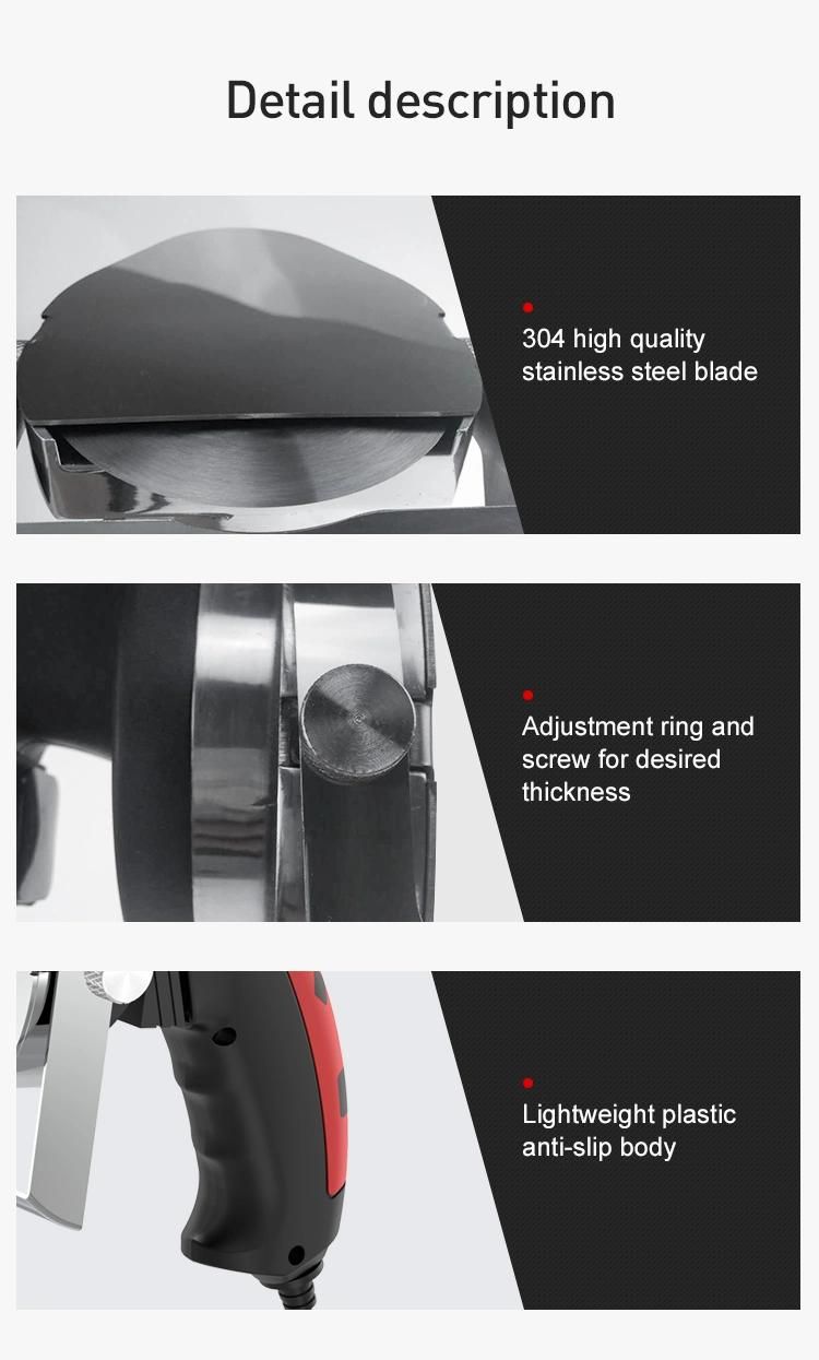 Ks100e Manual Kebab Meat Slicer Machine Electric Shawarma Knife Cutter Doner Kebab Slicer with Ce