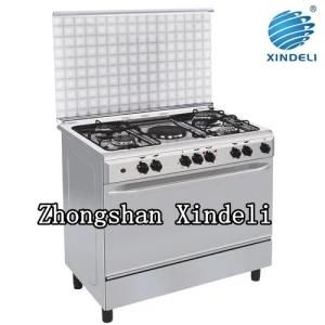 Aluminum Handle Gas &amp; Electric Burners with Electric Oven