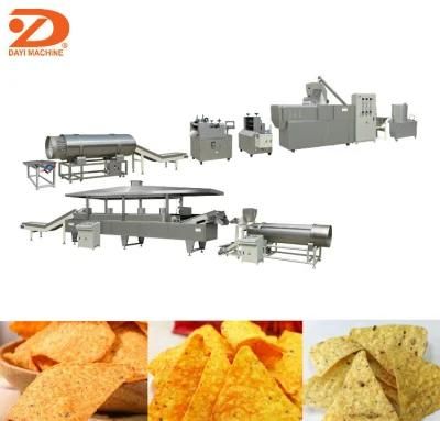 Auto Doritos Equipment Corn Chips Snack Food Processing Machine