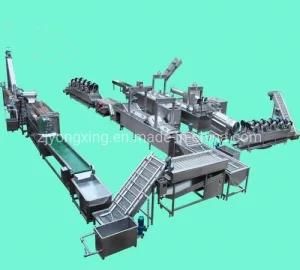 Industrial Automatic Continuous Frozen French Fries/Processing Machine/Production Line