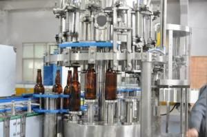 Highly Productive Glass Bottle Beer Filling Machine/10000bph Glass Bottle Carbonated Drink ...