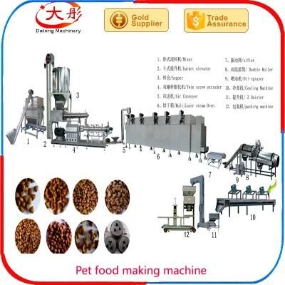 Twin Screw Dry Dog Feed Processing Line