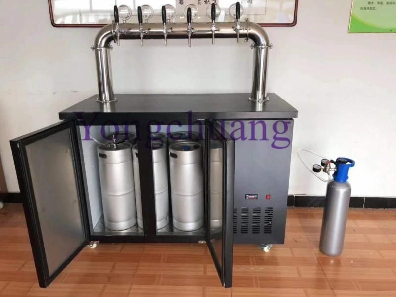 Fast Cooling Kegerator Draft Beer Dispenser / Beer Dispenser Machine with Famous Compressor