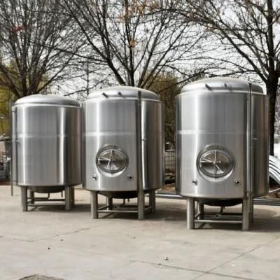 4000liter AISI Bright Tank Beer Storage Tank with Cooling Jacket