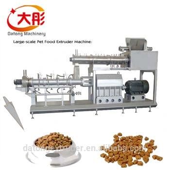 100-3000kg/Hr Industrial Automatic Wet Dry Animal Pet Dog Cat Food Extruder Fish Feed ...