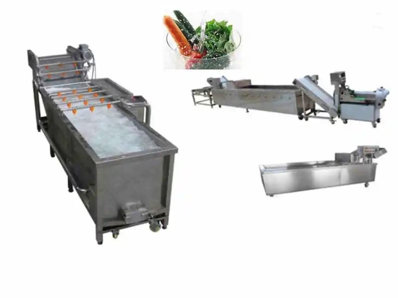 Stainless Steel Air Bubble Vegetable and Fruit Washing Plant for Sales