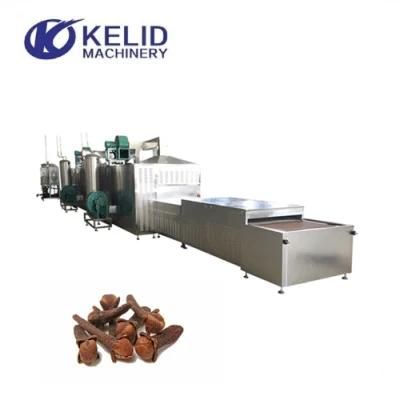 Microwave Clove Spices Seasonings Drying Sterilizing Machine