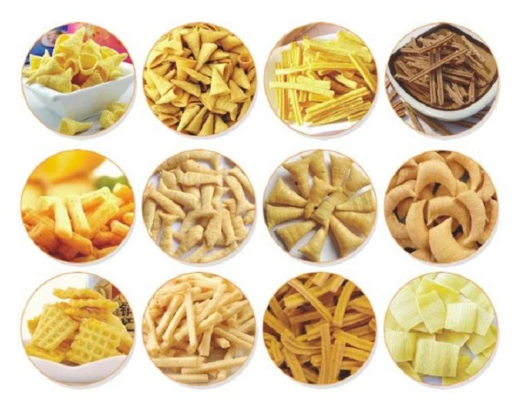 Automatic Factory Corn Food Machine Extrusion Baked Puffed Snacks Processing Line