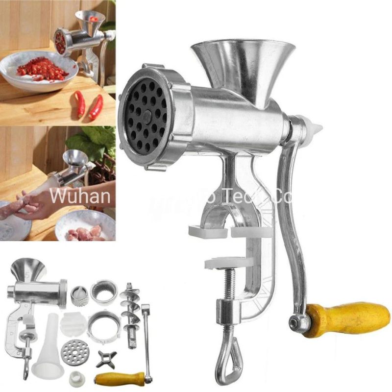 Manual Meat Grinder Mincer with Hand for Sale
