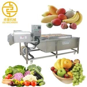 Automatic Washing Cleaning Air Bubble Cleaning Machine for Vegetable and Fruit
