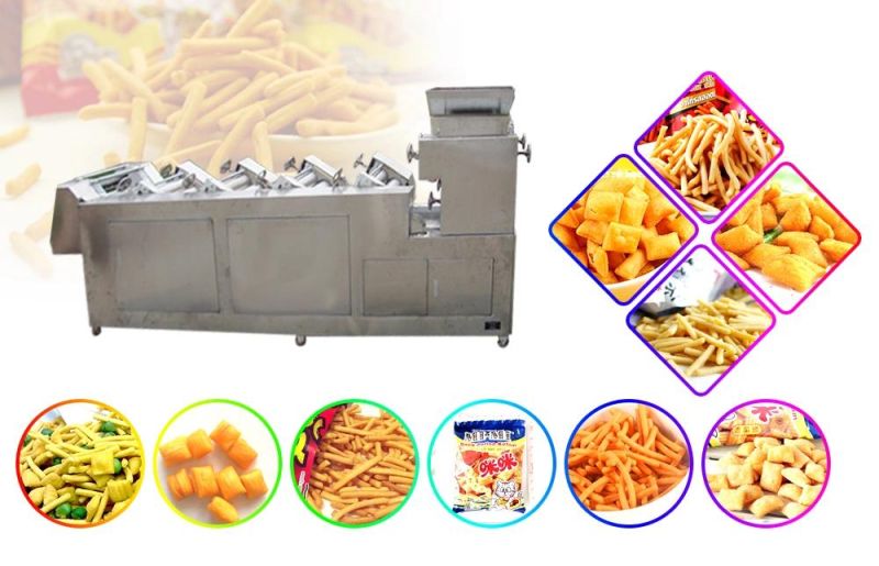 Healthy and Commercial Fried Snacks Making Machine Fried Bugles Snacks Machine for Small Business with High Capacity