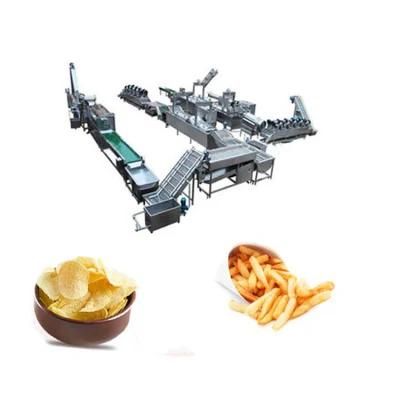 Low Cost Potato Chips Making Machine Frozen French Fries Machinery