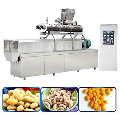 Hot Sale Factory Corn Puff Snack Extruder Corn Puffed Snack Making Machine Corn Puffing ...
