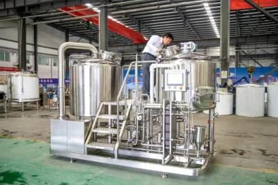 Food Grade Stai Food Grade Stainless Steel Beer Brewery Plant Used in Pubs Barnless Steel ...