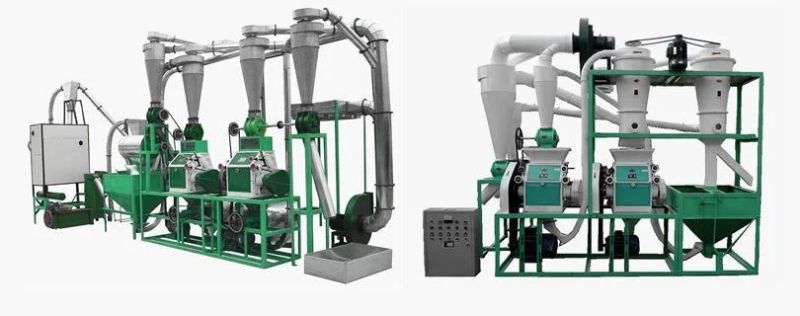 Flour Mill Machine Wheat Processing Plan Line with Automatic Control System