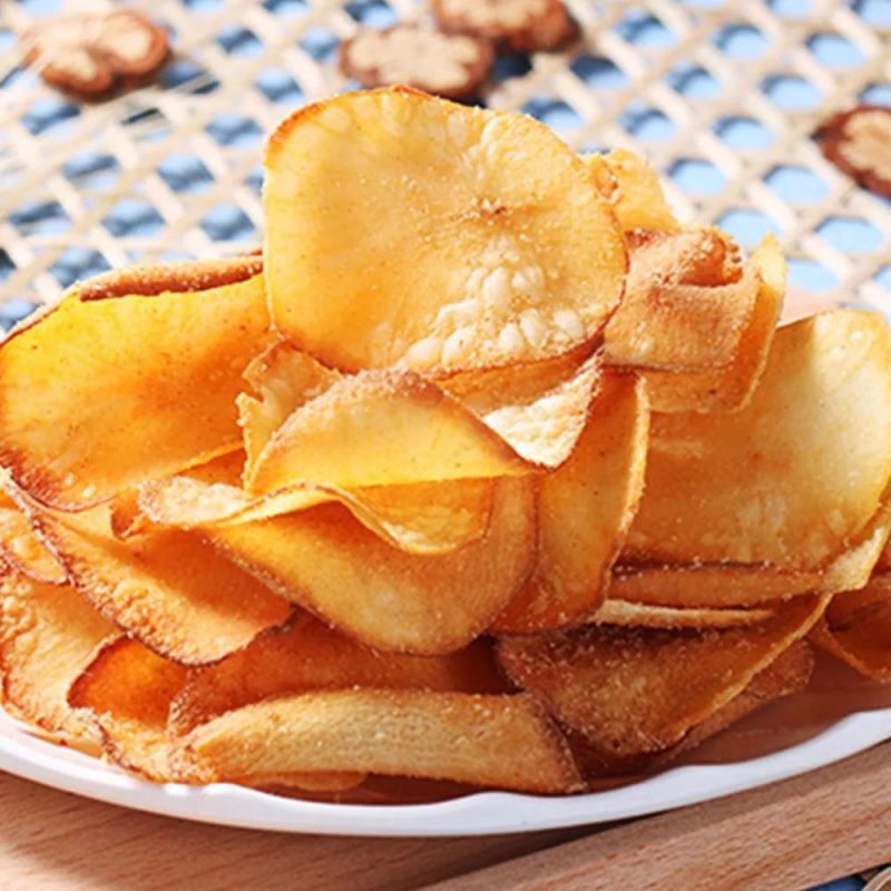 Single Roller Flavor Drum Seasoning Machines Banana Chip Seasoning Machine