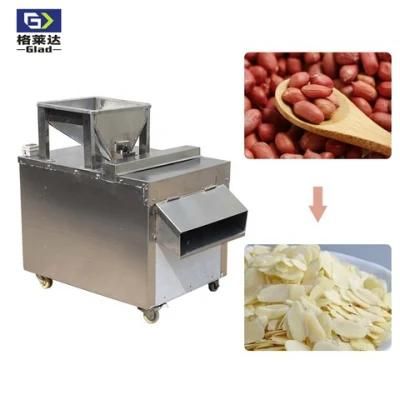 High Quality Automatic Groundnut Kernel Walnut Cutter Cutting Almond Strip Nut Macadamia ...