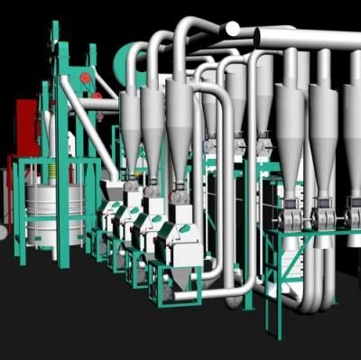30t Sifted Maize Milling Machine Price in Kenya, Maize Flour Mill