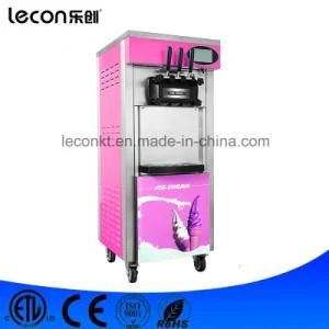 OEM Avaliable 3 Taste Soft Ice Cream Machine for Snack Bar