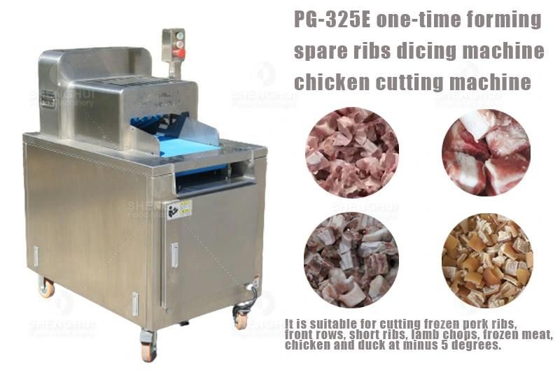 Commercial Spare Ribs Cutting Machine Duck Cube Cutter Chicken Cutter