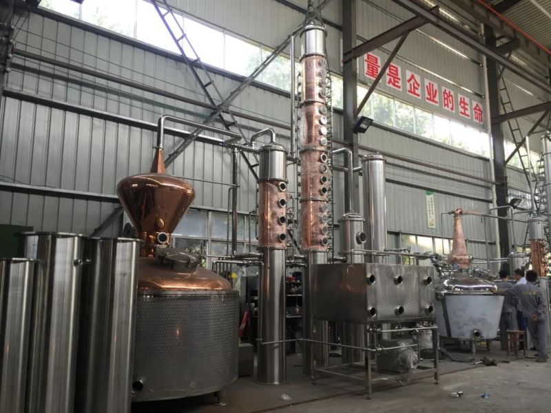 500L 1000L Industrial Use Vodka Brandy Whisky Distillation Unit