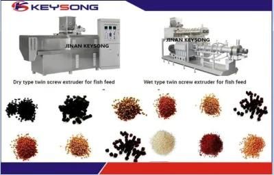 Floating Fish Food Pellet Processing Making Extruder