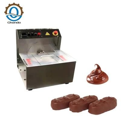 Mini 8kg Chocolate Melting Equipment Chocolate Continuous Tempering Machine