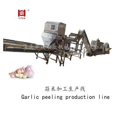 High Quality Garlic Peeling Production Line1t / H Garlic Peeling Machine