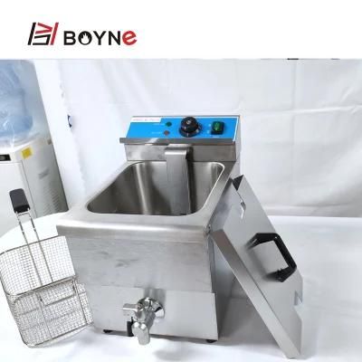 Single Tank 12L Electric Open Fryer