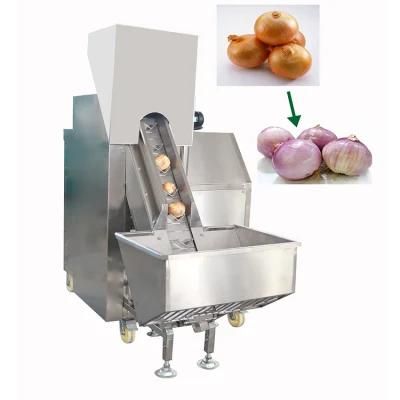 Industrial Onion Peeling Machine and Root Cutting Machine Onion Skin Peeler