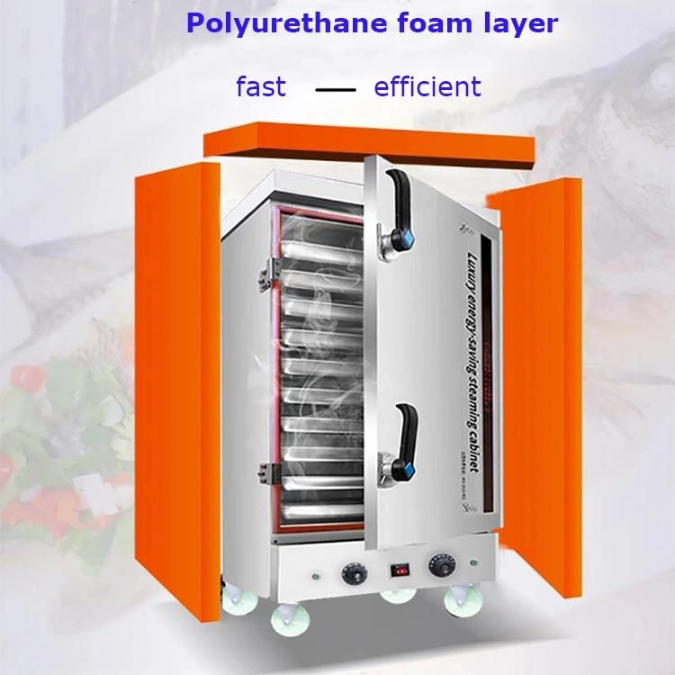 Industrial Commercial Electric Rice Steamer Cabinet 12 24 Trays Gas Type Rice Steamer Machine with CE