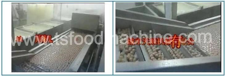 Automatic Blanching Cooking Machine and Blancher for Pasta Noodle and Beef