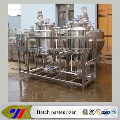 Hot Sale Stainless Steel Batch Pasteurizer for Juice, Milk