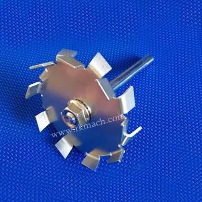 Resin Production Stainless Steel Sawtooth Impeller Supplier with Shaft