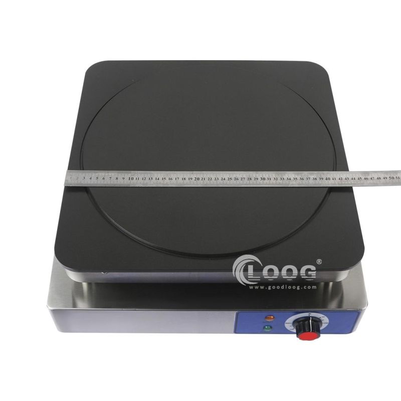 Kitchen Equipment Manufacturer Commercial Round Plate Crepe Making Machine Electric Pancake Crepe Maker for Sale
